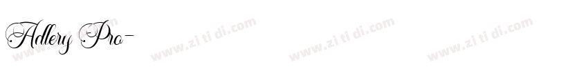 Adlery Pro字体转换